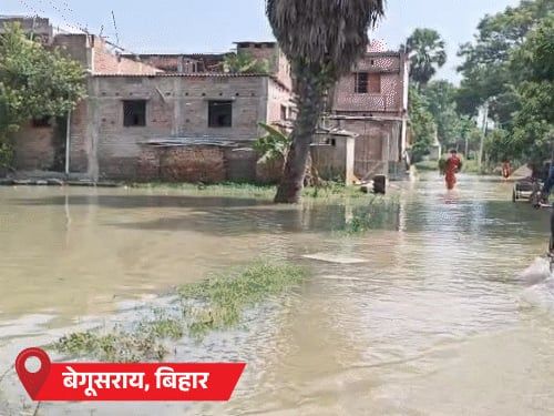 बिहार के 6 जिलों के 255 गांवों में बाढ़:यूपी में 15 नदियां खतरे के निशान से ऊपर; राजस्थान में तापमान 40°C के पार
