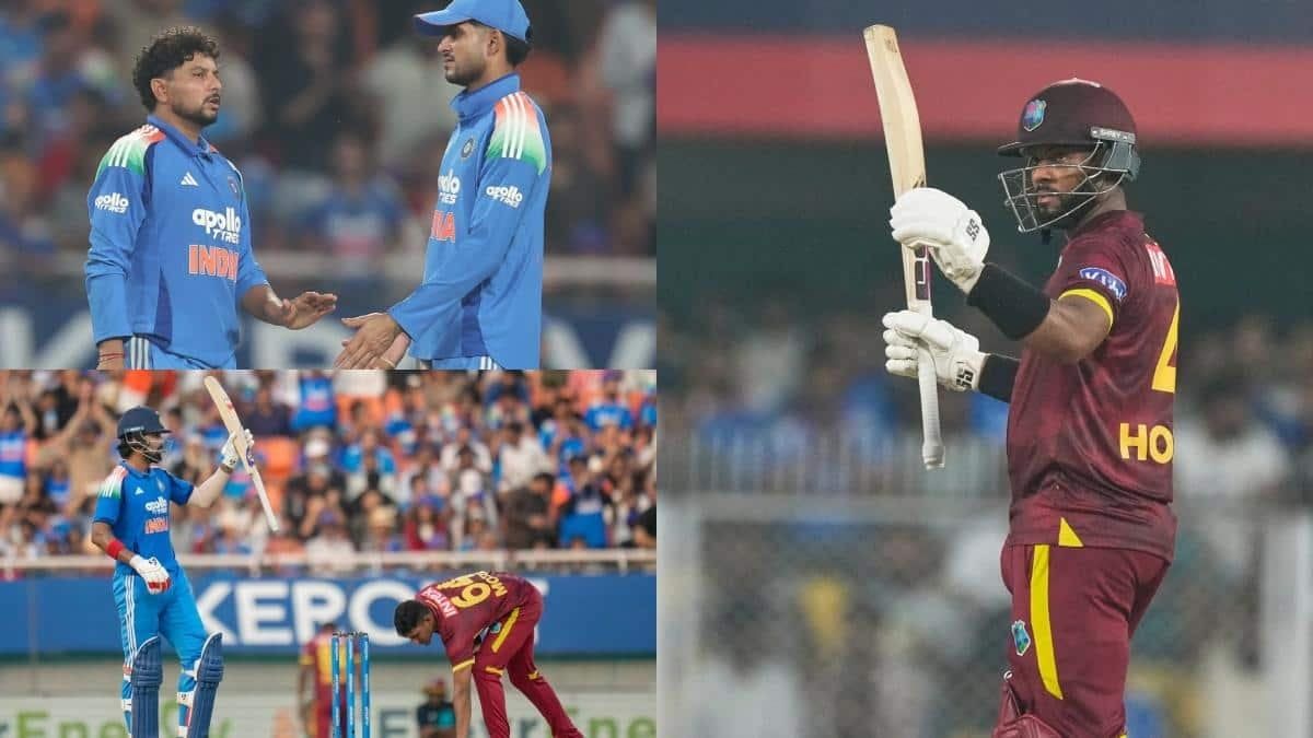 IND vs WI 3rd ODI Highlights: 351 रन बनाकर हारा भारत, तीसरे वनडे में शाई होप ने अकेले वेस्टइंडीज को दिलाई जीत