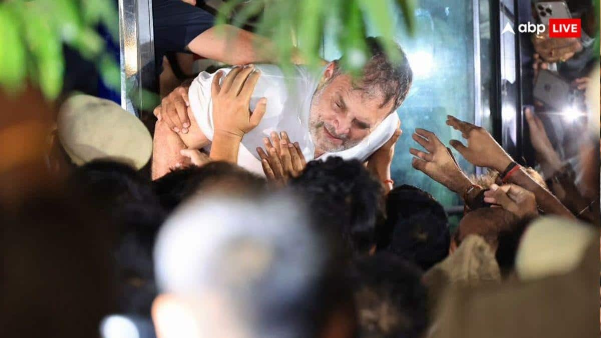 राहुल गांधी के प्रदर्शन के बीच बोली बीजेपी, झूठ का चेहरा बेनकाब हो गया