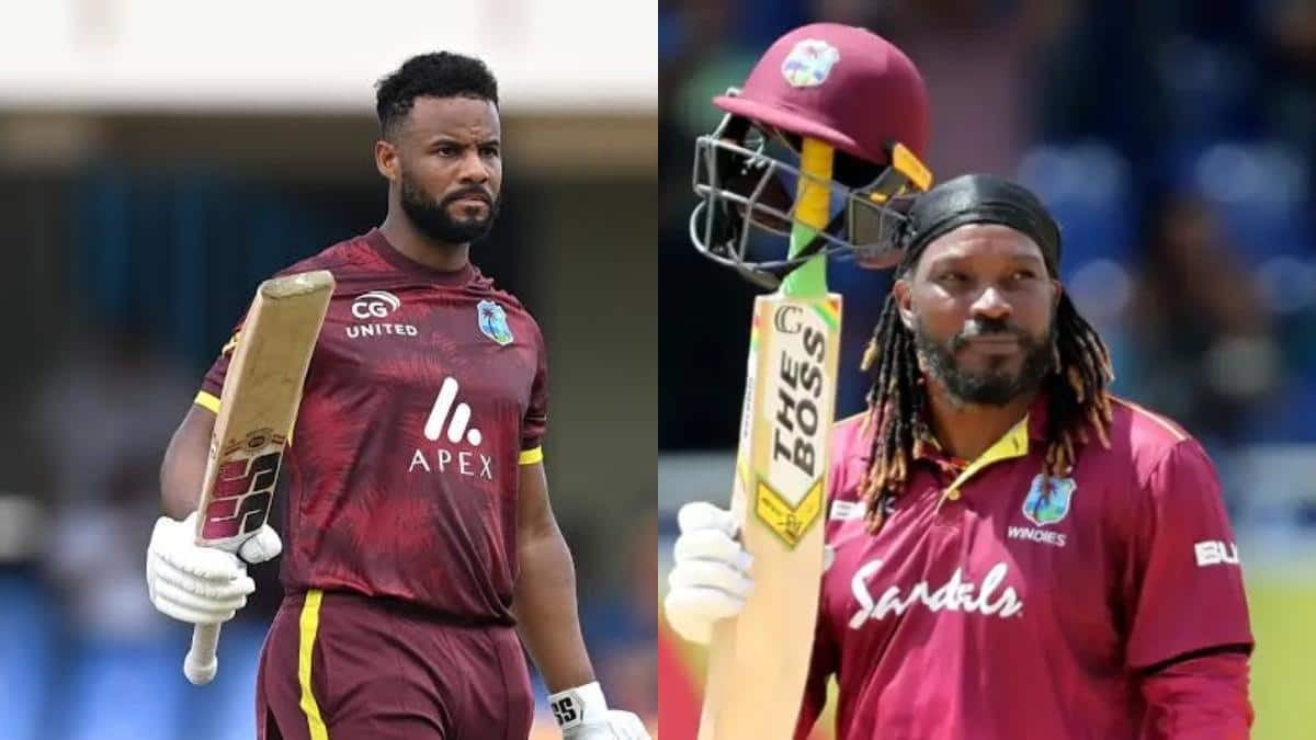 सबसे तेज T20I शतक... शाइ होप ने तोड़ा क्रिस गेल का बड़ा रिकॉर्ड