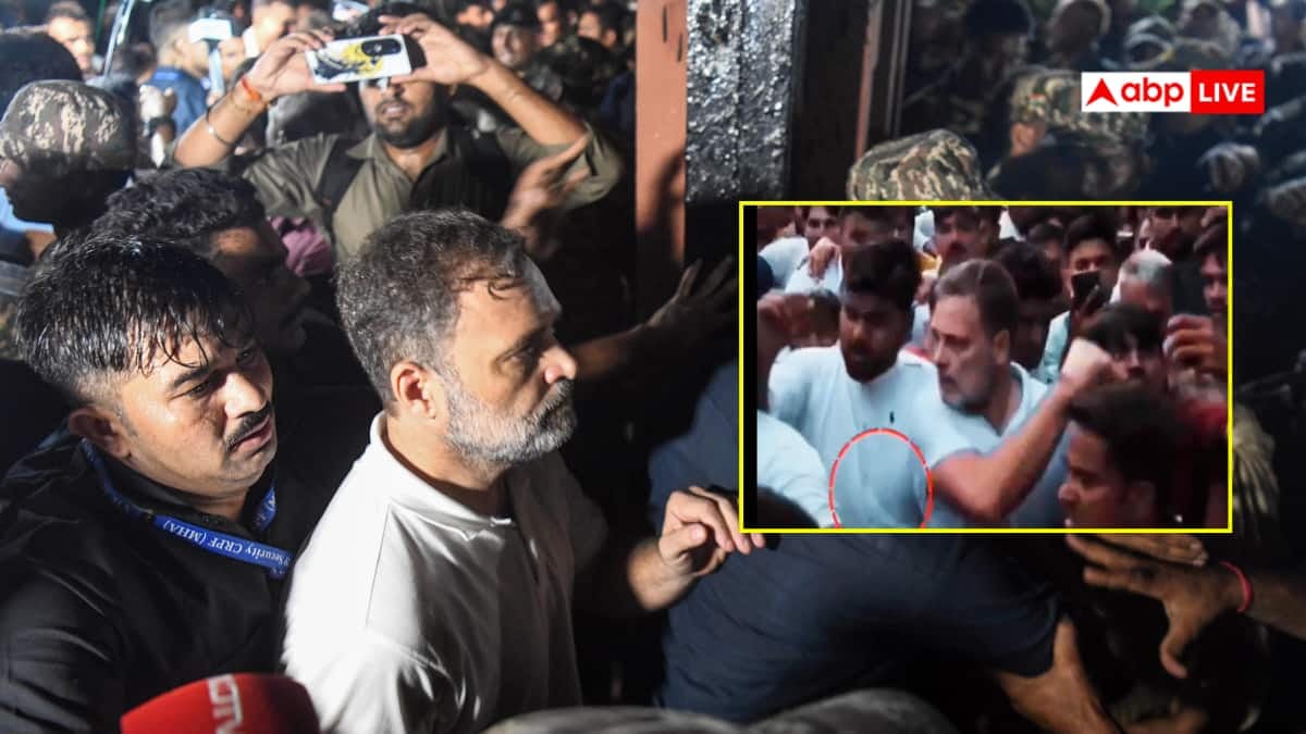 राहुल गांधी का अपने कार्यकर्ताओं को कोहनी मारते Video वायरल, BJP का तंज