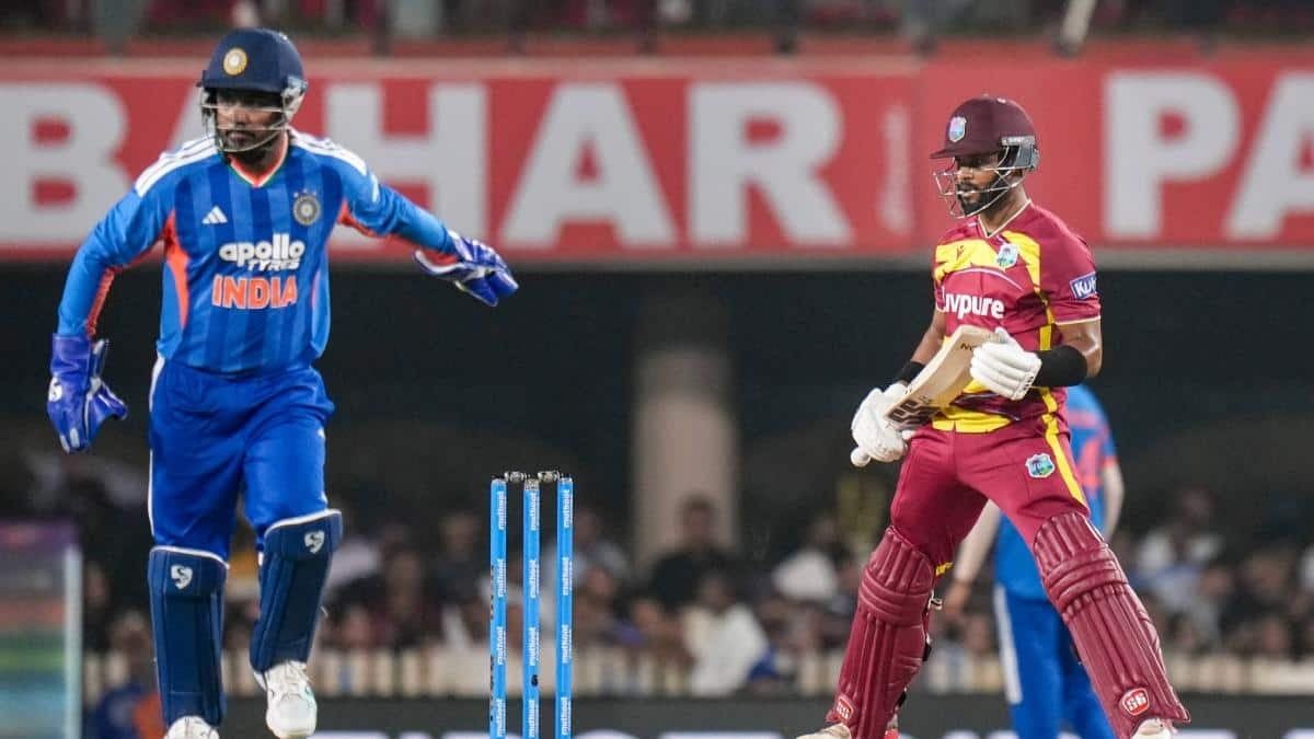 IND vs WI 4th T20I Live: भारत की धुआंधार शुरुआत, संजू ने शुरू की कुटाई; 248 का है लक्ष्य