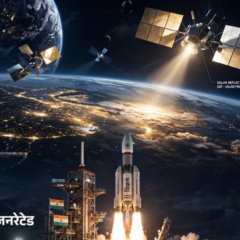रात में सूरज की रोशनी बेचने की तैयारी:अंतरिक्ष में लगेंगे बड़े शीशे; भारत की स्काईरूट एयरोस्पेस और अमेरिकी स्टार्टअप का प्रोजेक्ट