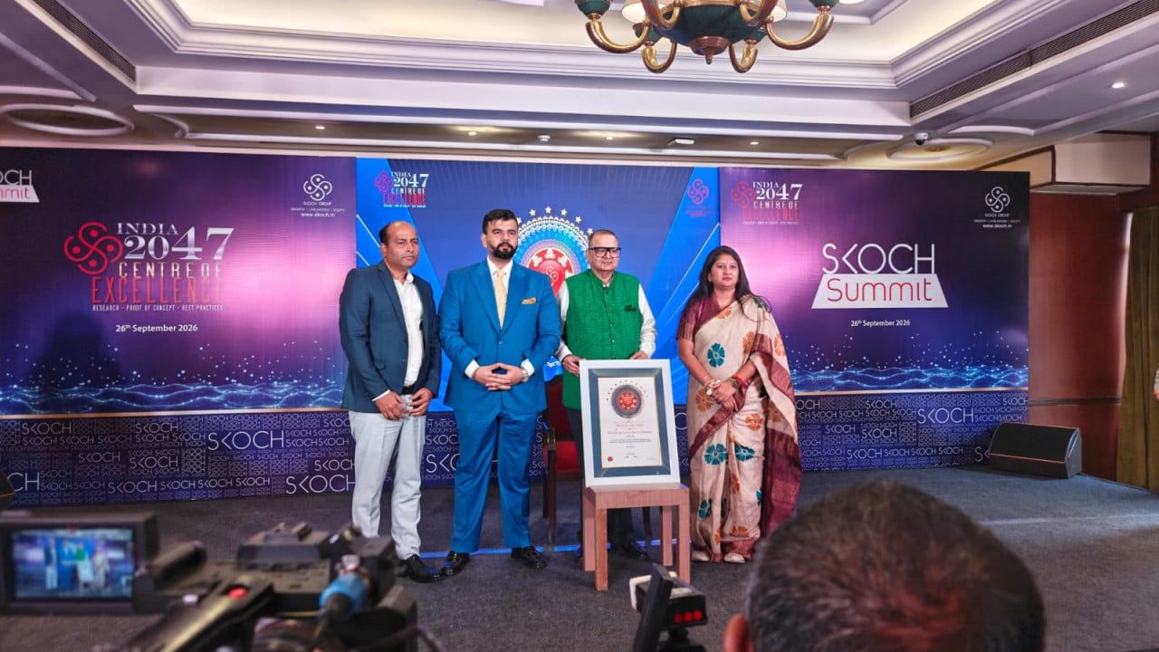 राज्य बाल अधिकार संरक्षण आयोग को SKOCH गोल्ड अवार्ड