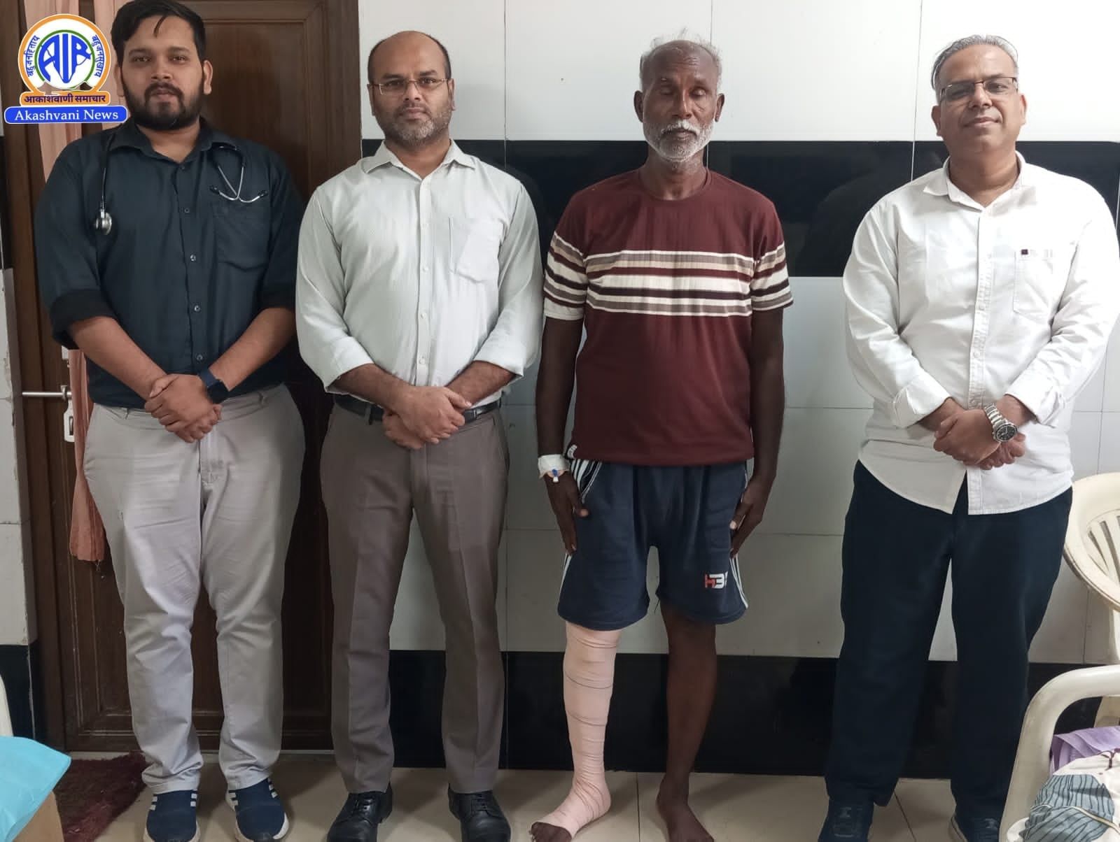 लखनऊ रेलवे अस्पताल में चौथा घुटना प्रत्यारोपण सफल