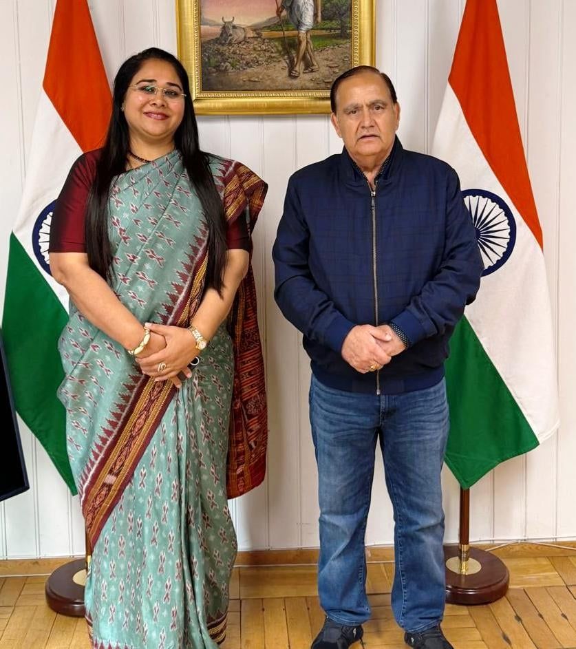 नॉर्वे की राजधानी ओसलो स्थित भारतीय दूतावास पहुँचे विधानसभा अध्यक्ष कुलदीप सिंह पठानिया