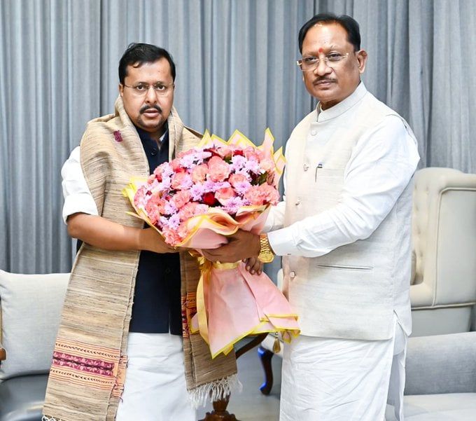 सीएम साय ने भाजपा अध्यक्ष नितिन नवीन से की मुलाकात