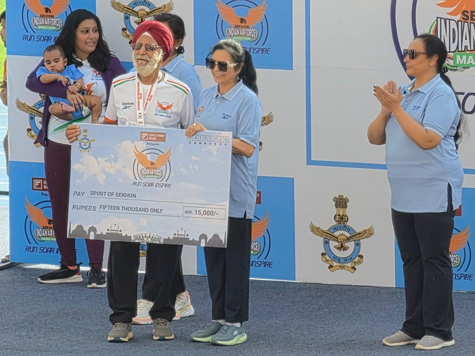 7 शहरों में हुआ सेखों इंडियन एयर फोर्स मैराथन 2026