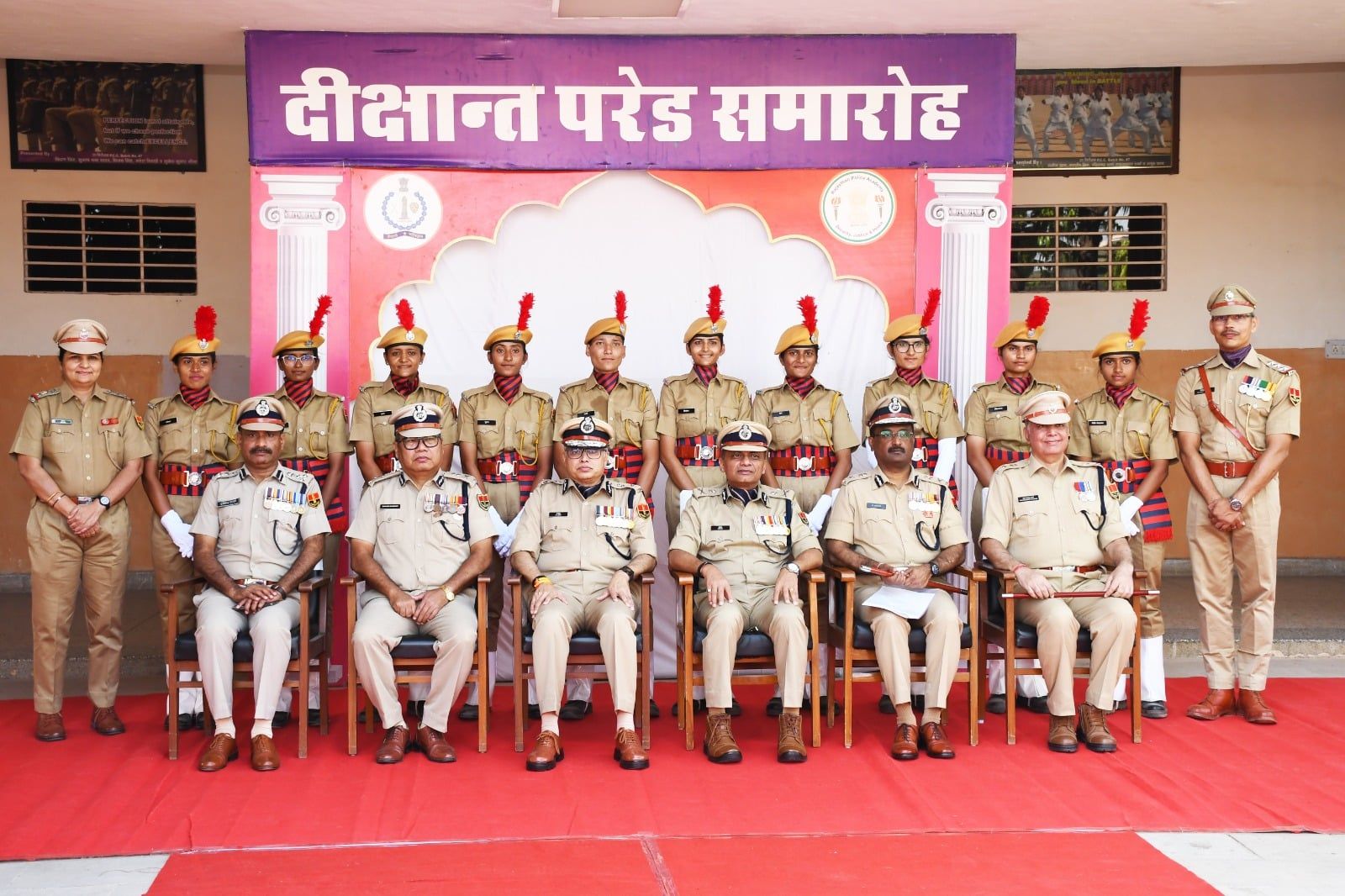 438 बेटियों ने पहनी वर्दी, ली जनसेवा की शपथ