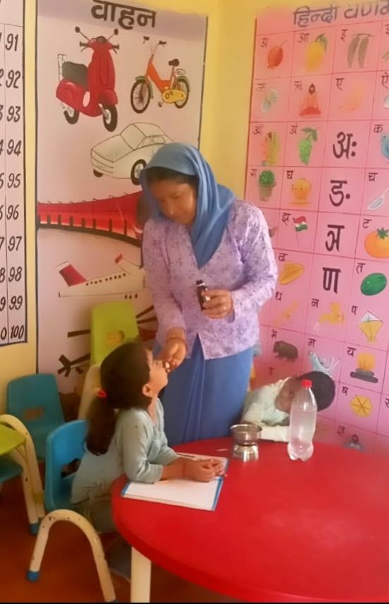 शक्ति दिवस पर एनीमिया की स्क्रीनिंग