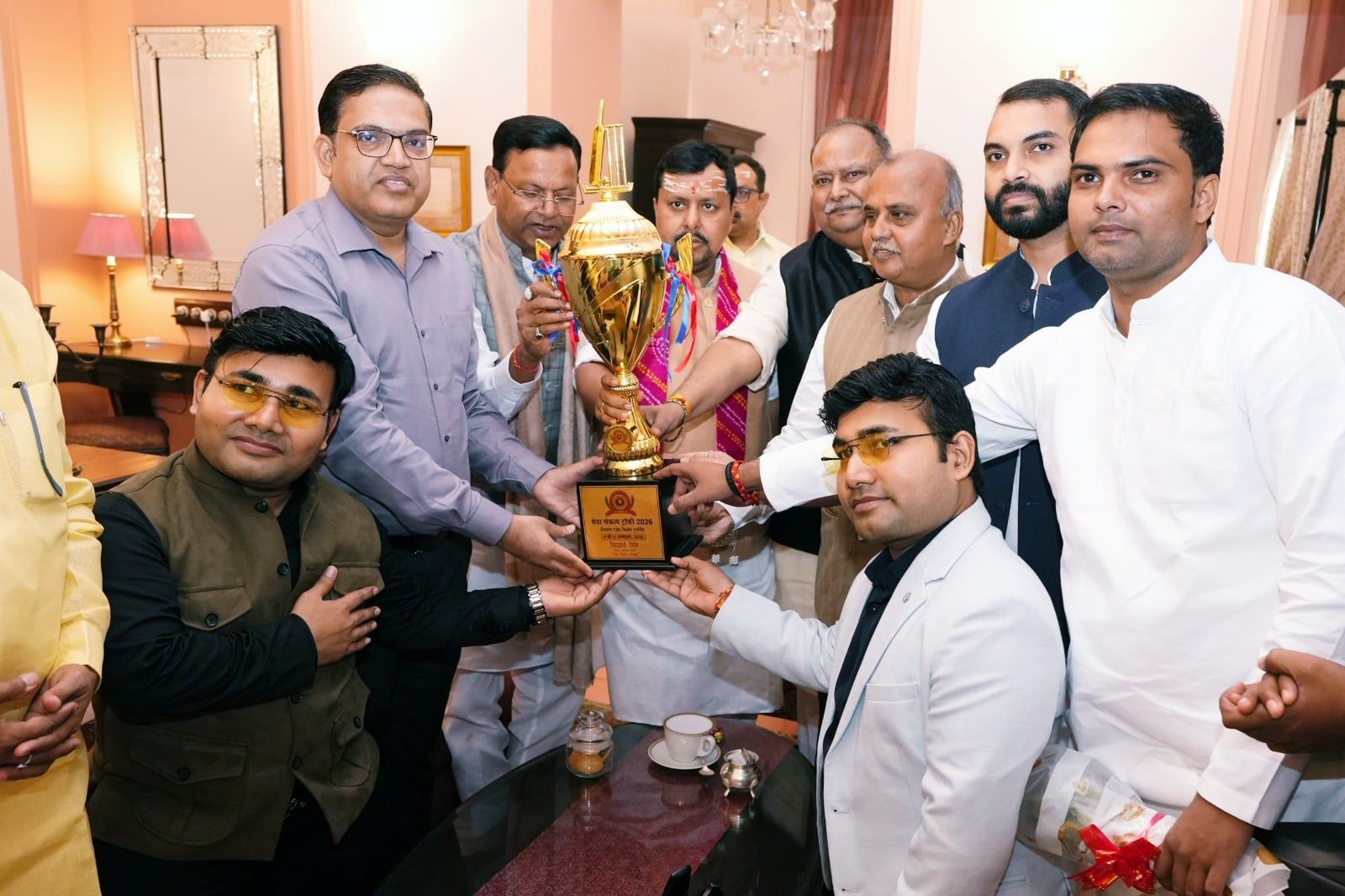 यूपीः वाराणसी में T20 नेशनल दिव्यांग क्रिकेट प्रतियोगिता, ‘सेवा संकल्प ट्रॉफी’ का नितिन नबीन ने किया अनावरण