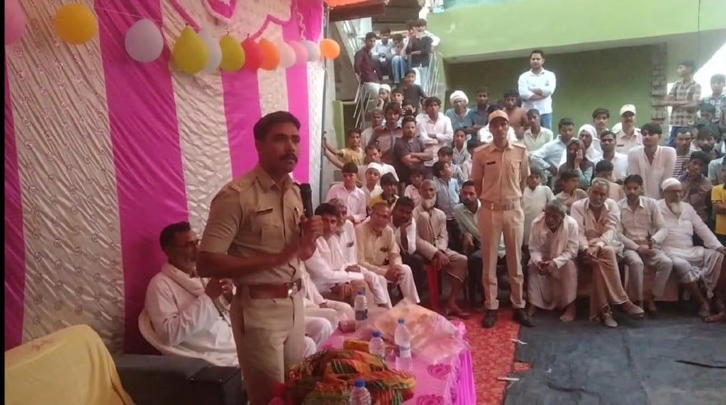 साइबर अपराध की रोकथाम के लिए डीग में चलाया जा रहा है ''साइबर चौपाल'' अभियान
