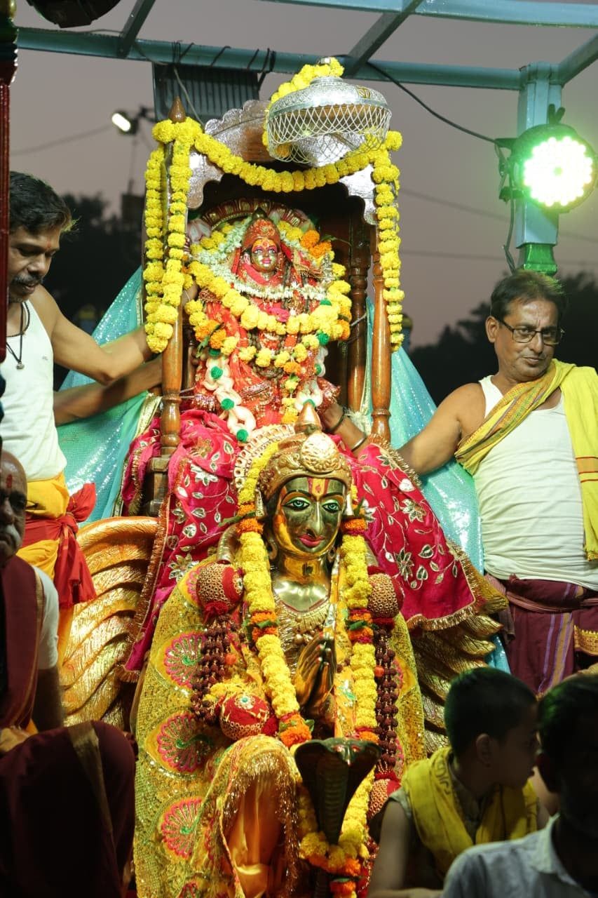 उज्जैन- वर्ष में एक बार निकलने वाली श्री उमा माता की राजसी सवारी निकाली गई