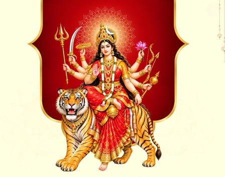 नवरात्रि का तीसरा दिन आज, मां चंद्रघंटा की पूजा-अर्चना कर रहे श्रद्धालु