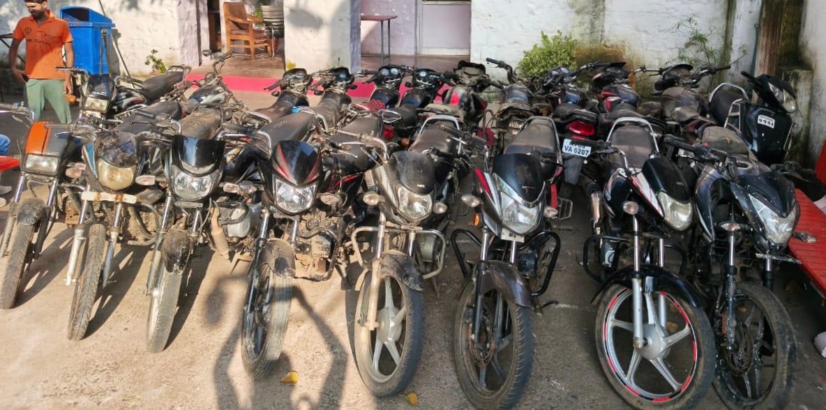 मध्यप्रदेश पुलिस की वाहन चोरों के विरुद्ध बड़ी कार्रवाई