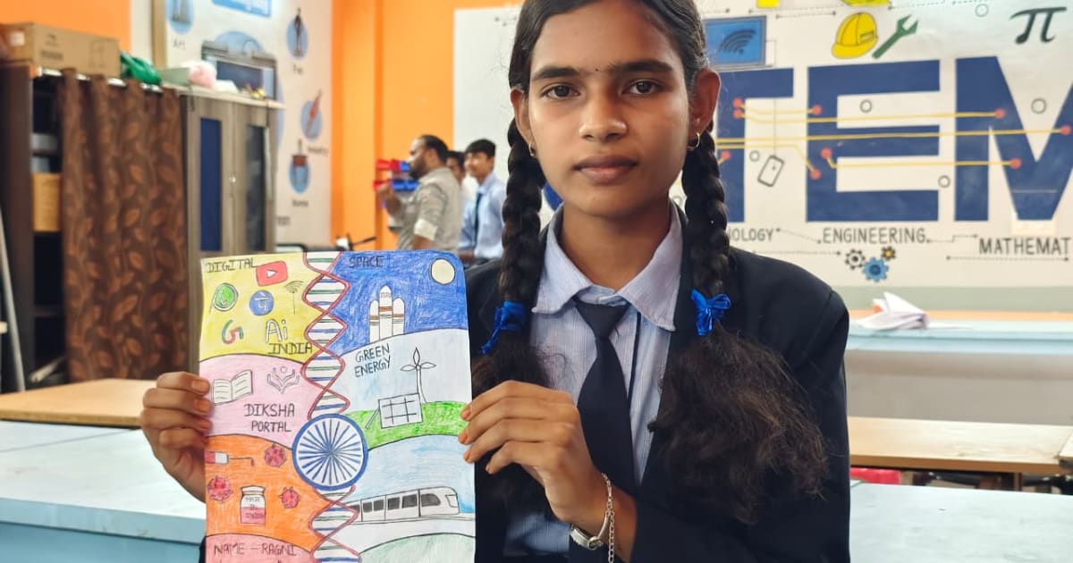 सेवा संकल्प अभियान : बालोद के विद्यार्थियों ने चित्रकला के जरिए दिया स्वच्छता का संदेश