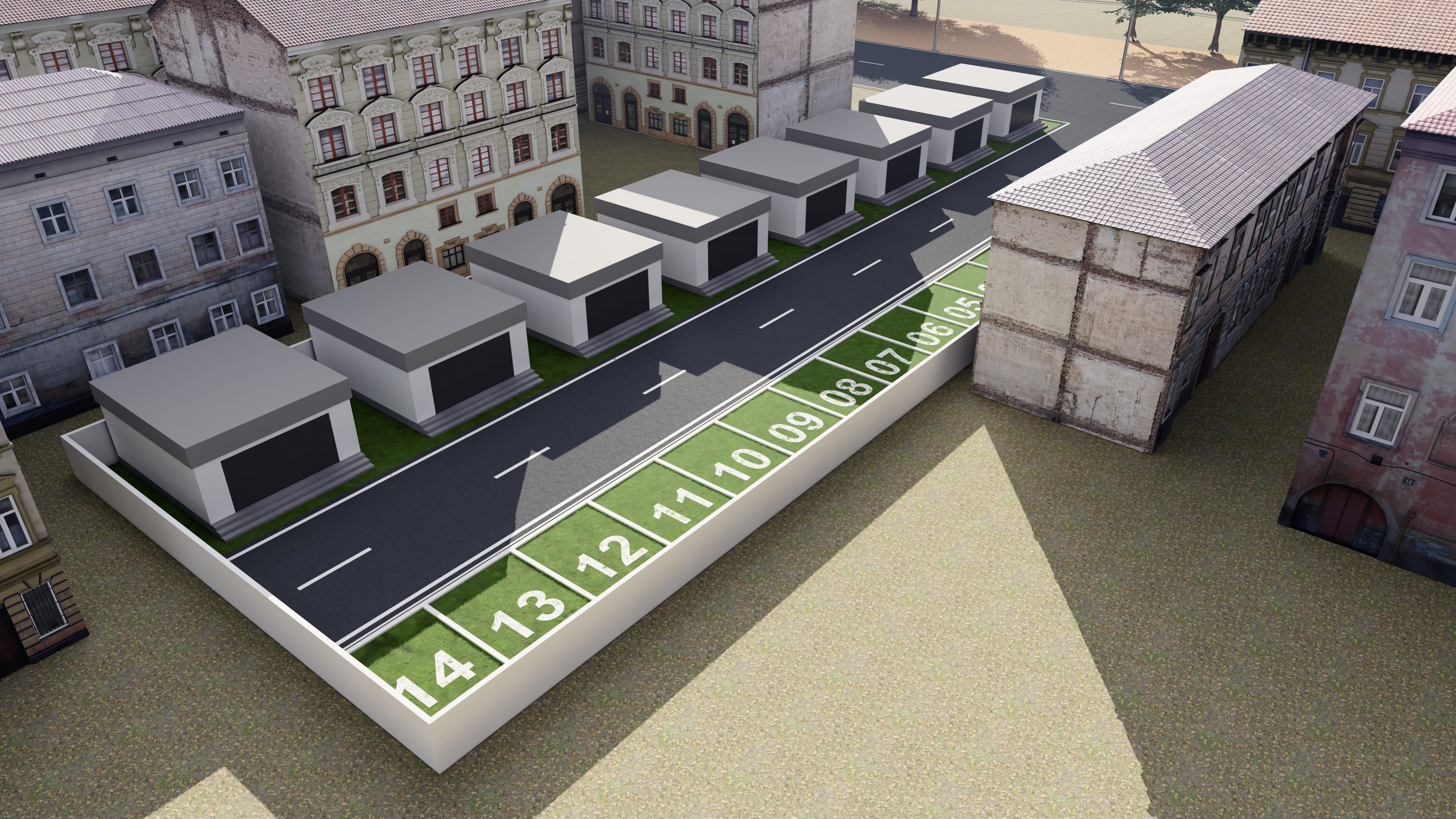 Moonstar Builders - Bambubazar Commercial Street Layout