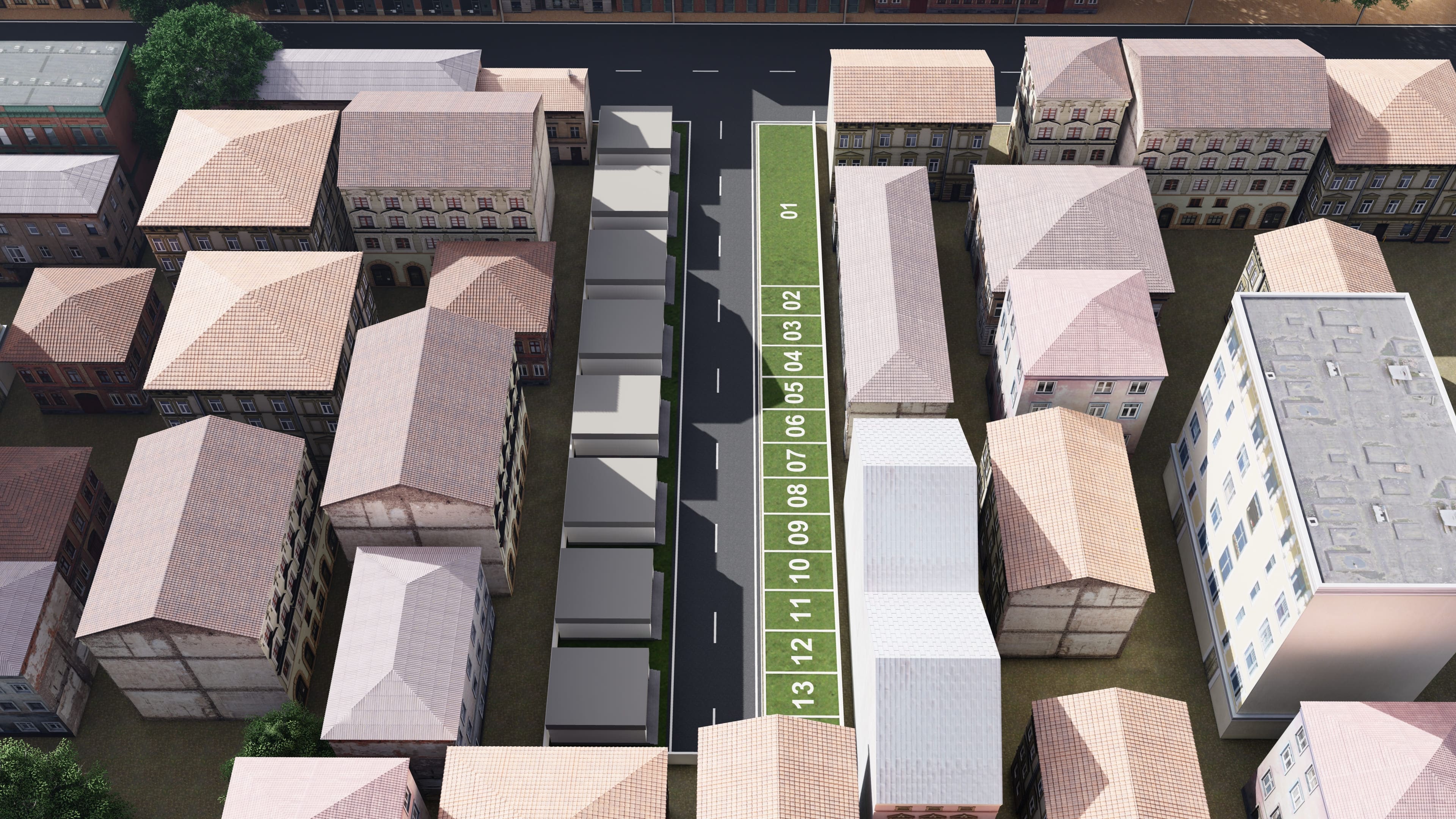 Moonstar Builders - Bambubazar Commercial Street Layout