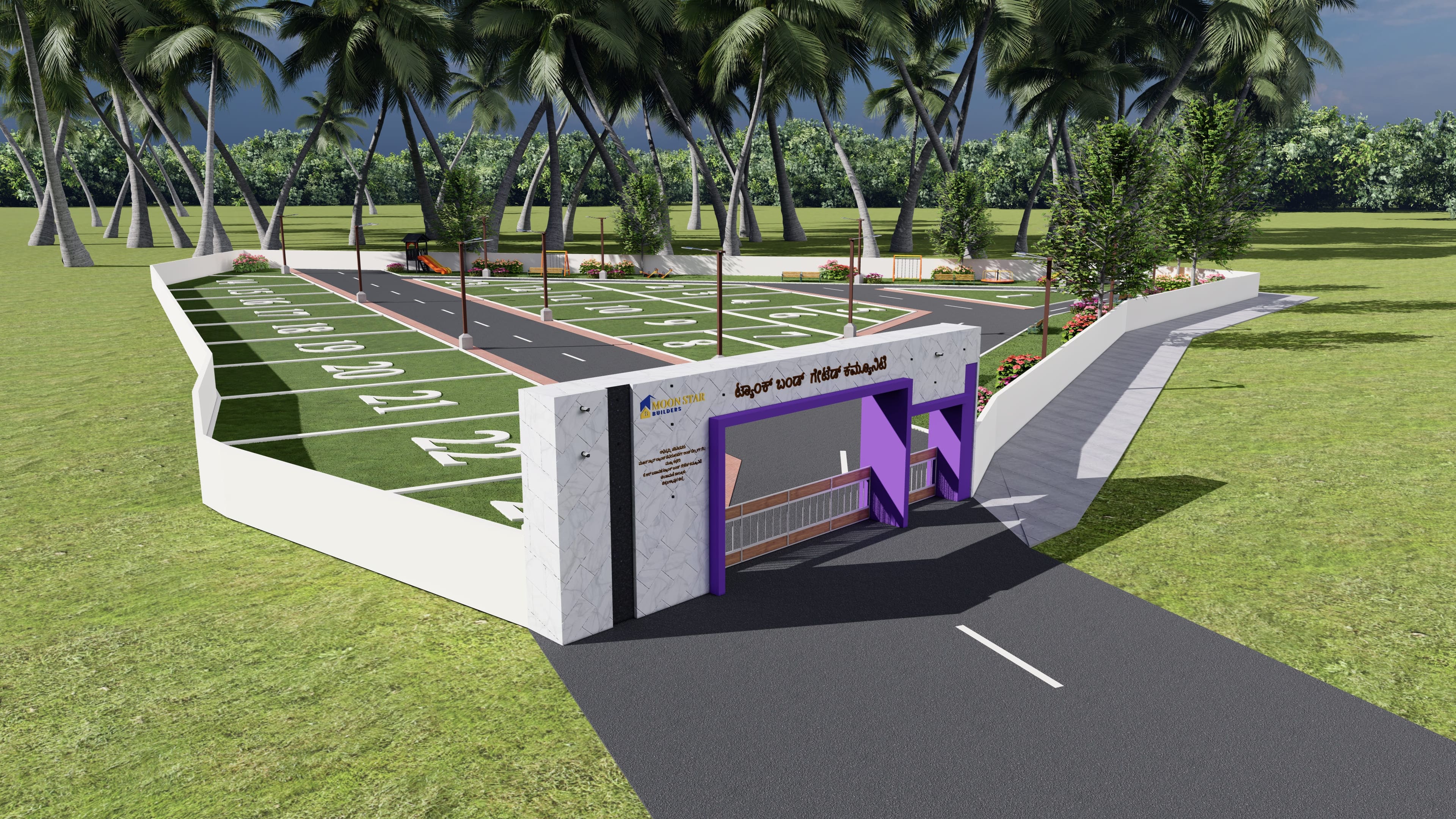 Moonstar Builders - Tank Bund Gated Community