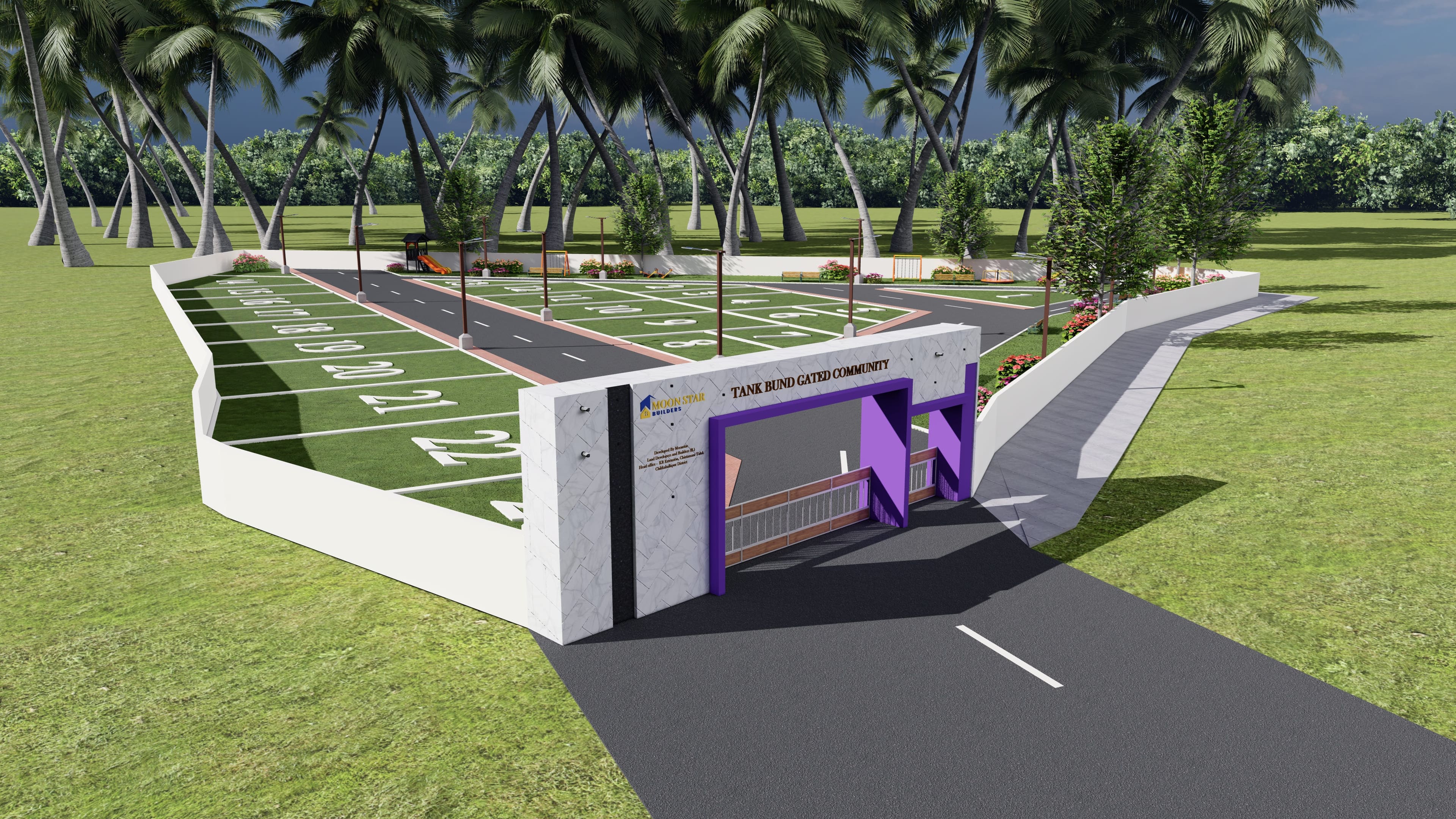 Moonstar Builders - Tank Bund Gated Community