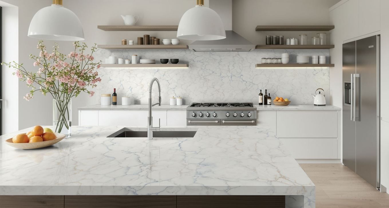 Calacatta Azulean Kitchen