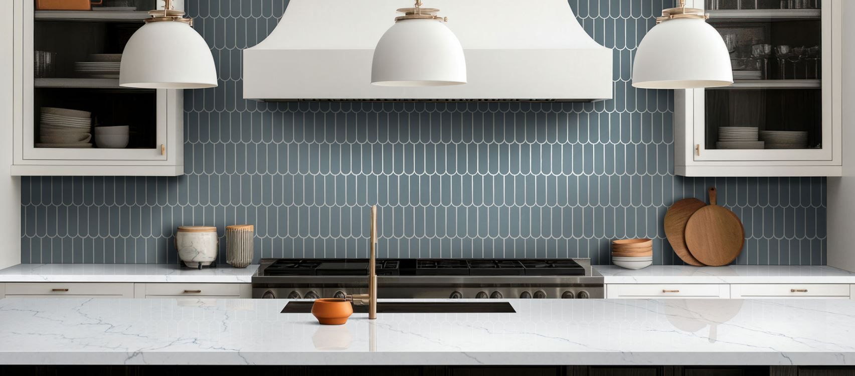 Calacatta Miraggio Cielo Kitchen
