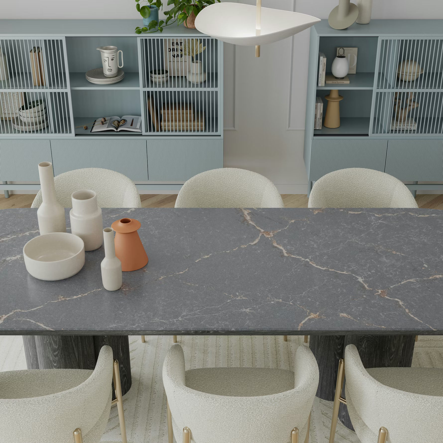 Parisien Bleu Table