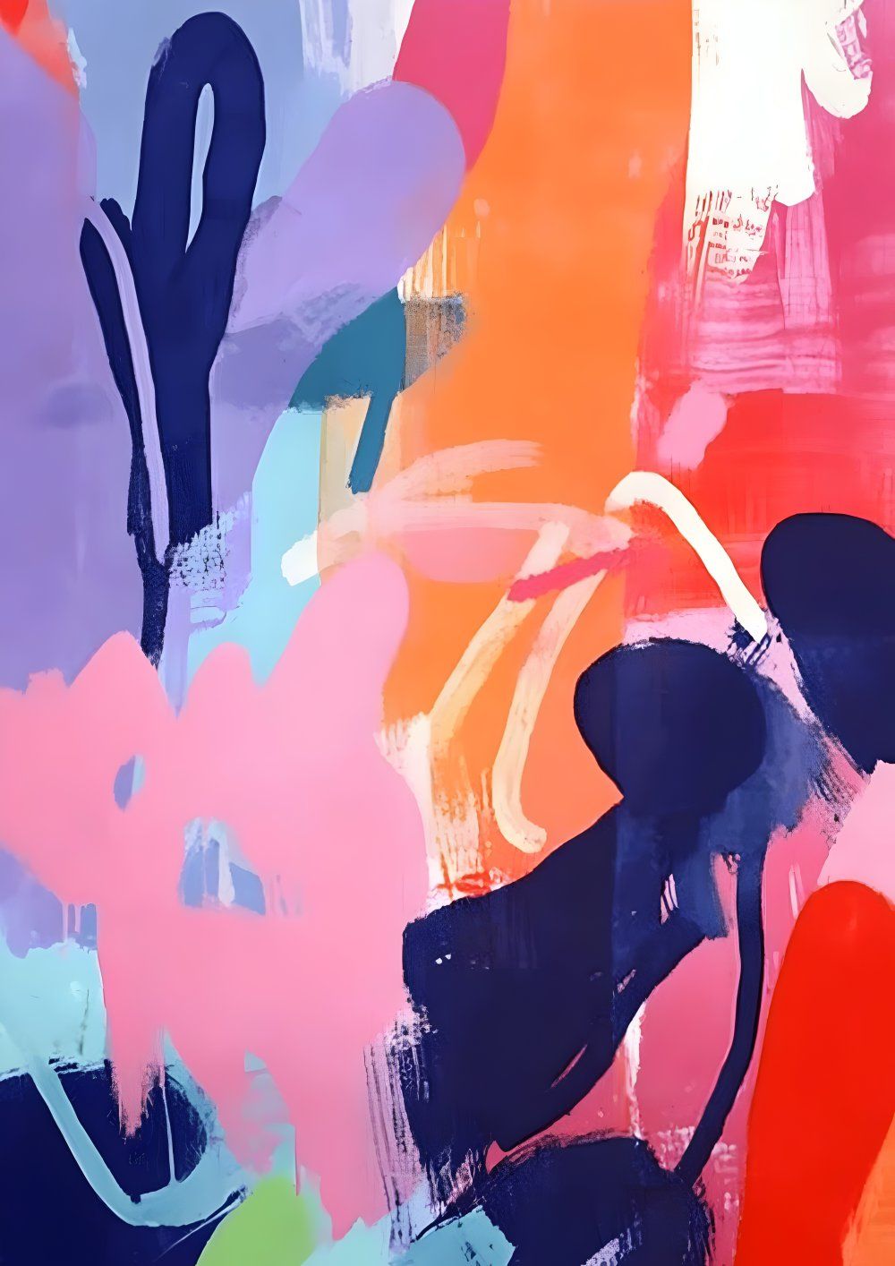 Konten Abstract Vibrant Composition