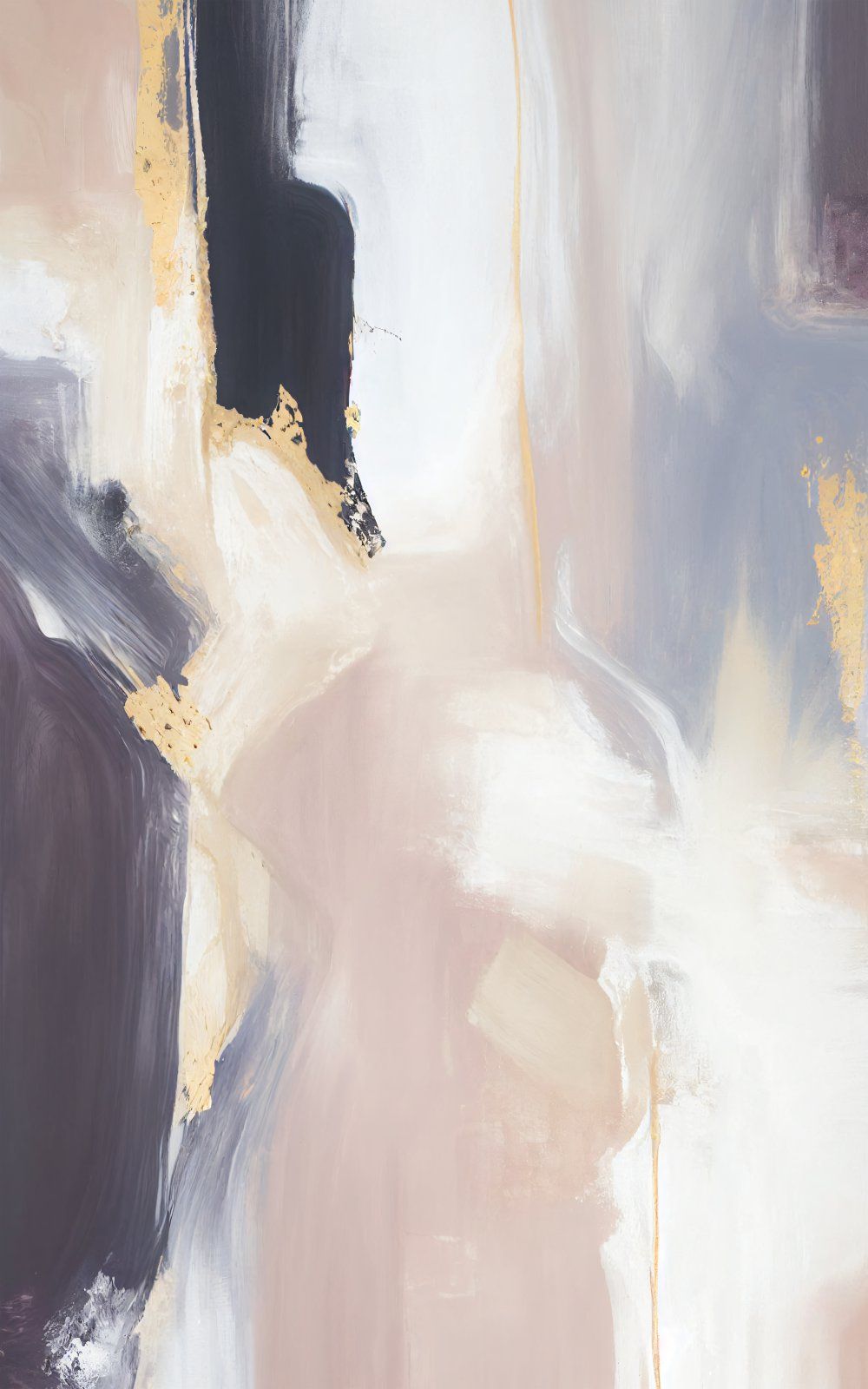 Konten Abstract White With Gold And Black