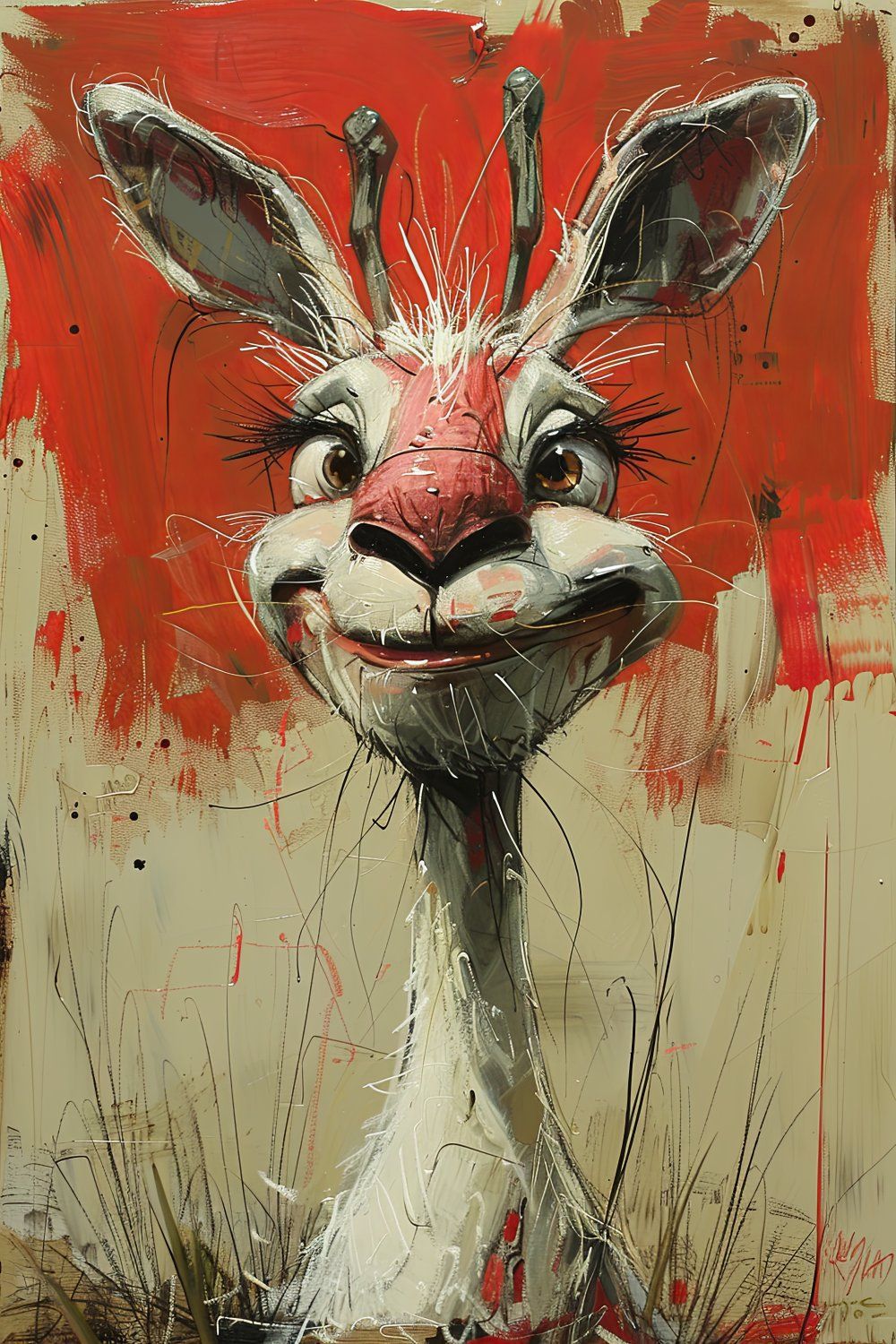 Konten Giraffe yang Berwajah