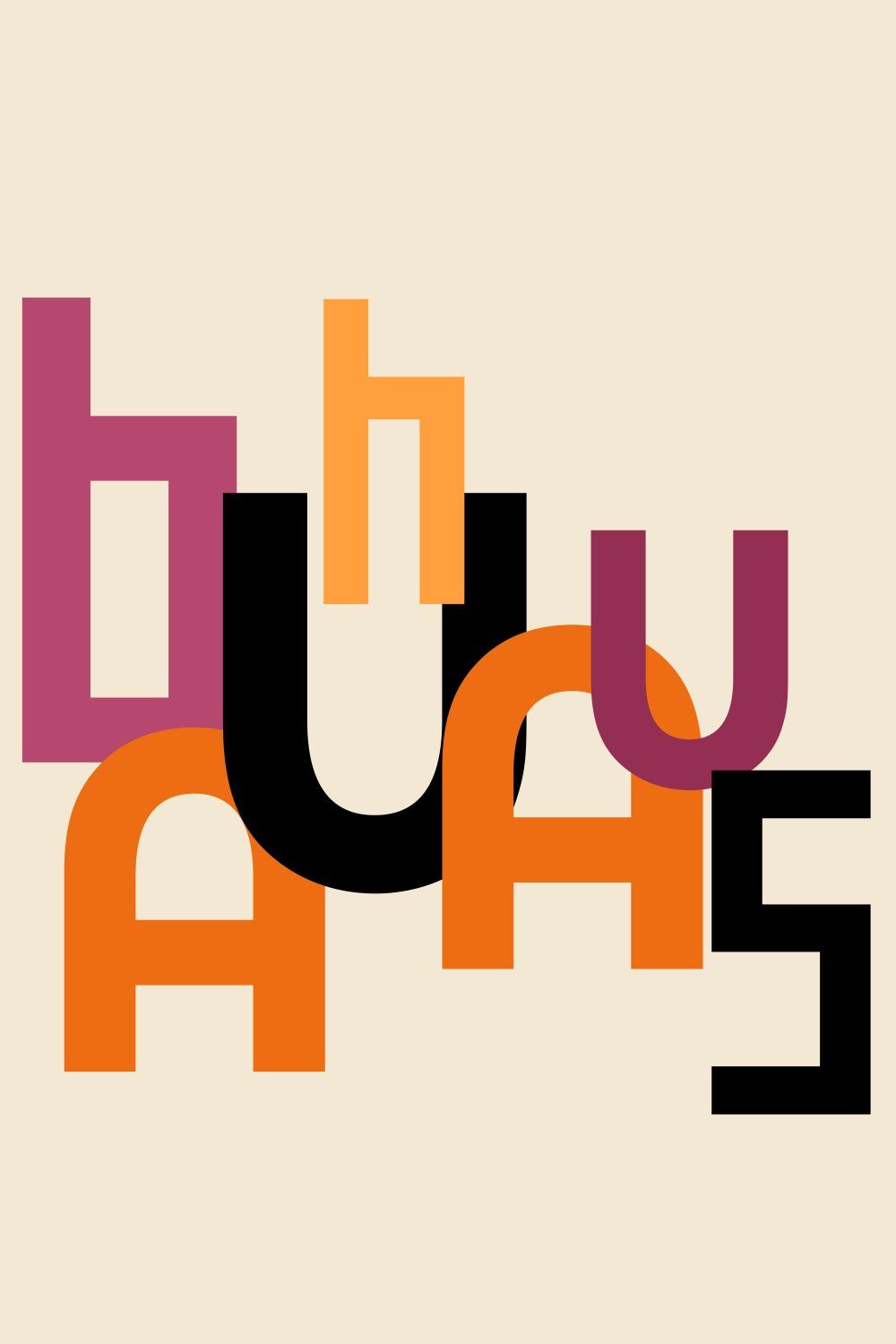 Konten Grafik Bauhaus Pixelated