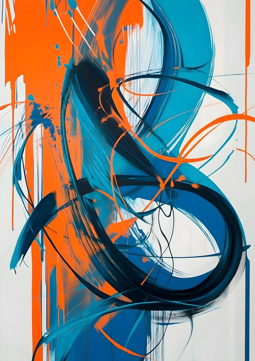 Konten Karya Abstrak 4/Orange