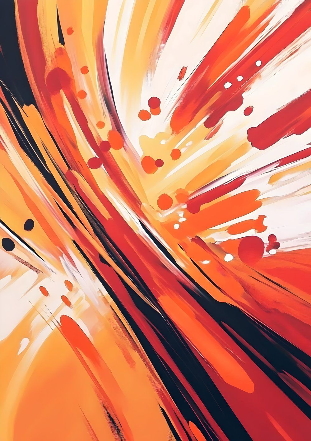 Konten Kolaps Abstrak Orange