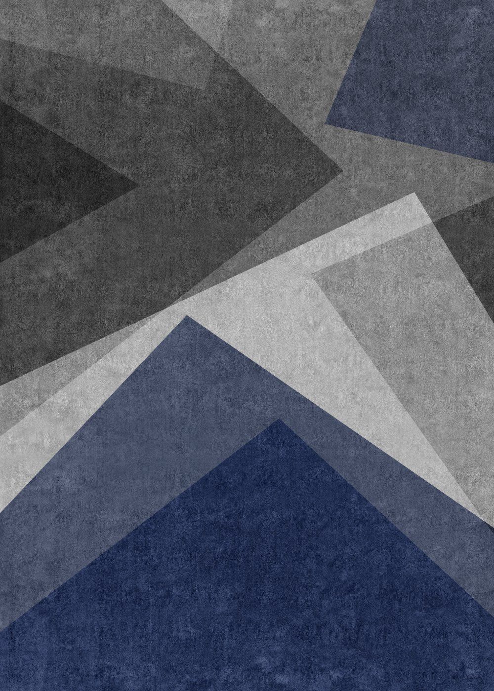 Konten Layar Geometris Biru dan Abu-Abu