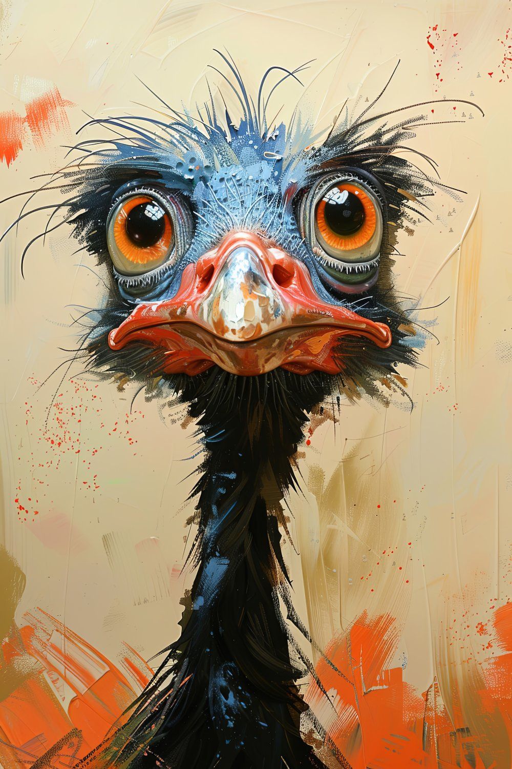 Konten Ostrich dengan Kemudianan