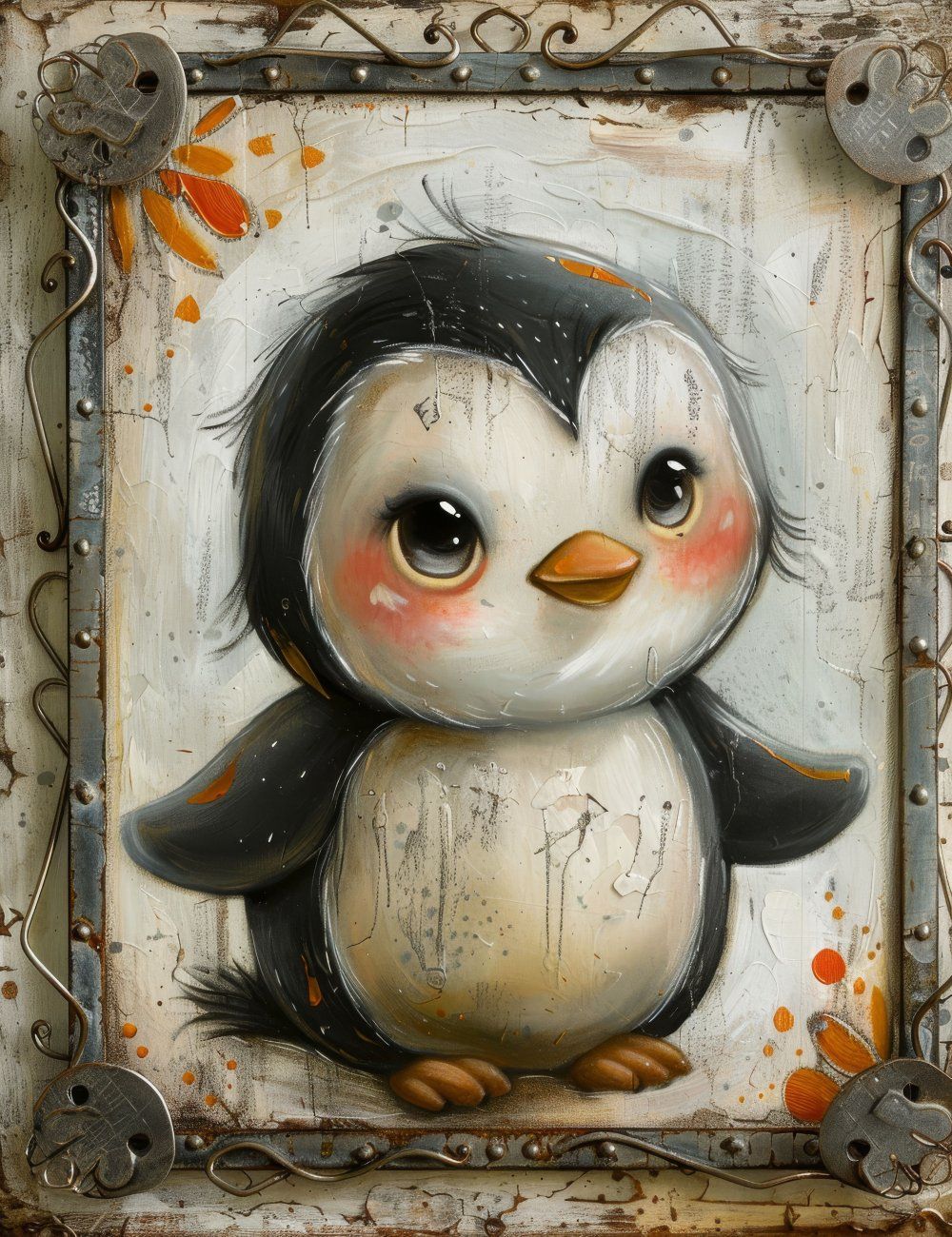 Konten Penguin dan Ruangan yang Merahapkan