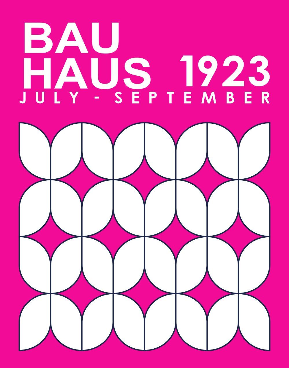 Konten Poster Bauhaus 1923 - 2023