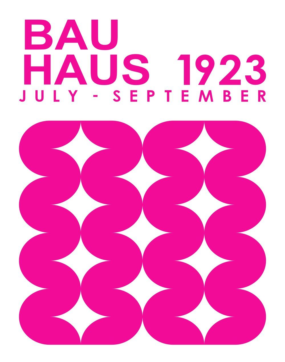 Konten Poster Bauhaus 1923