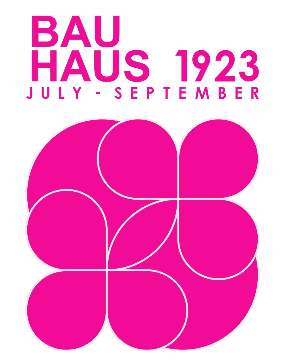 Konten Poster Bauhaus 1923
