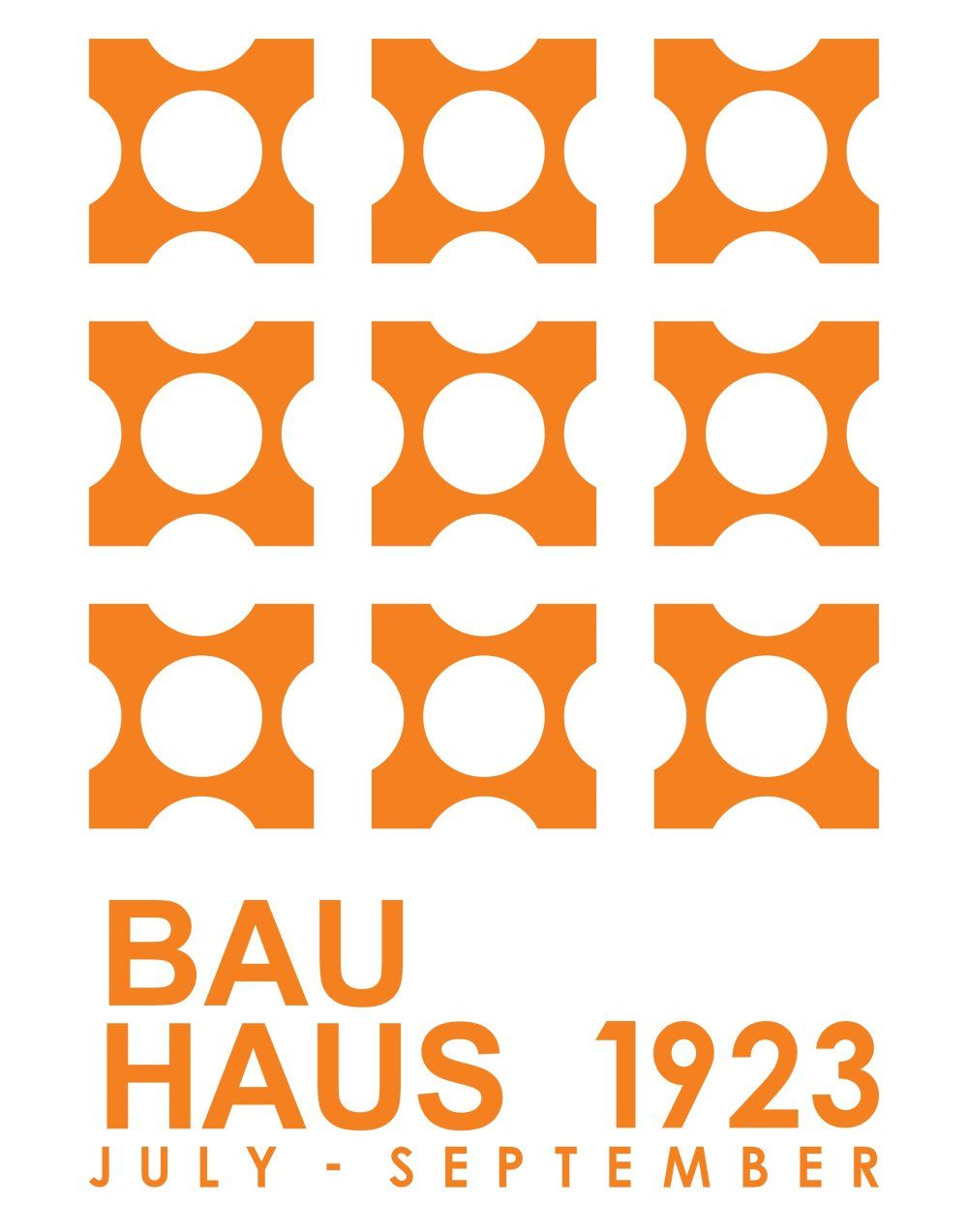 Konten Poster Bauhaus 1923