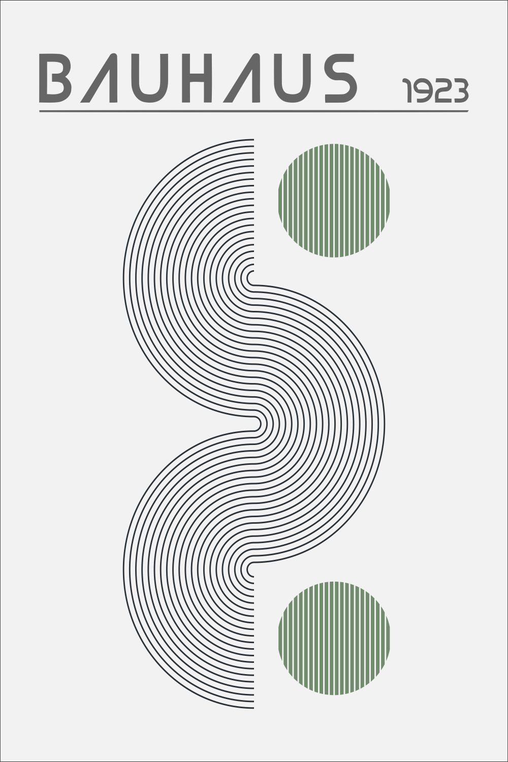 Konten Poster Bauhaus 1923