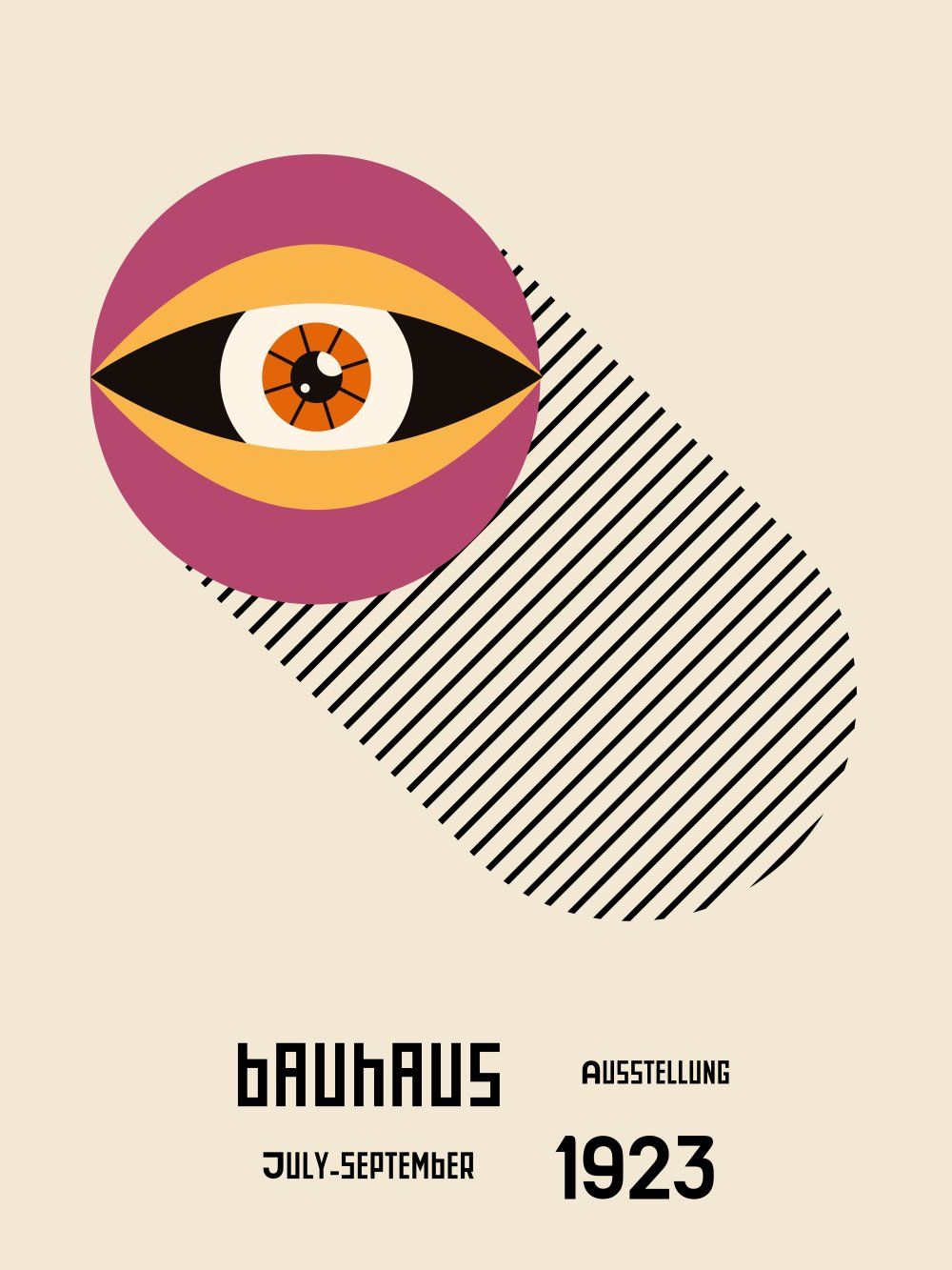 Konten Poster Bauhaus 1923