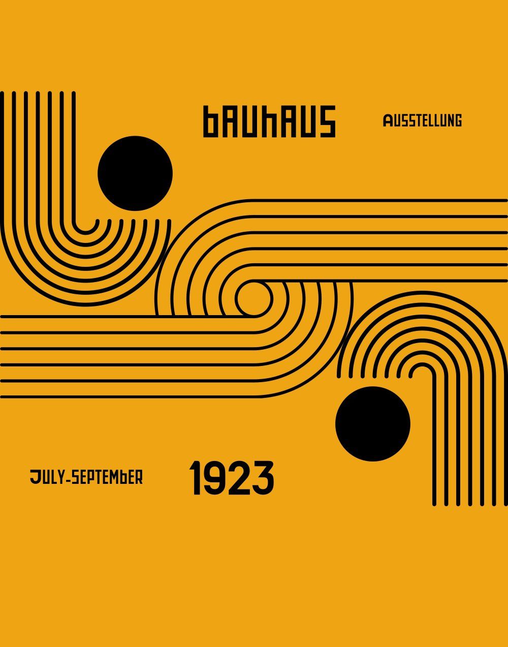 Konten Poster Bauhaus 1923