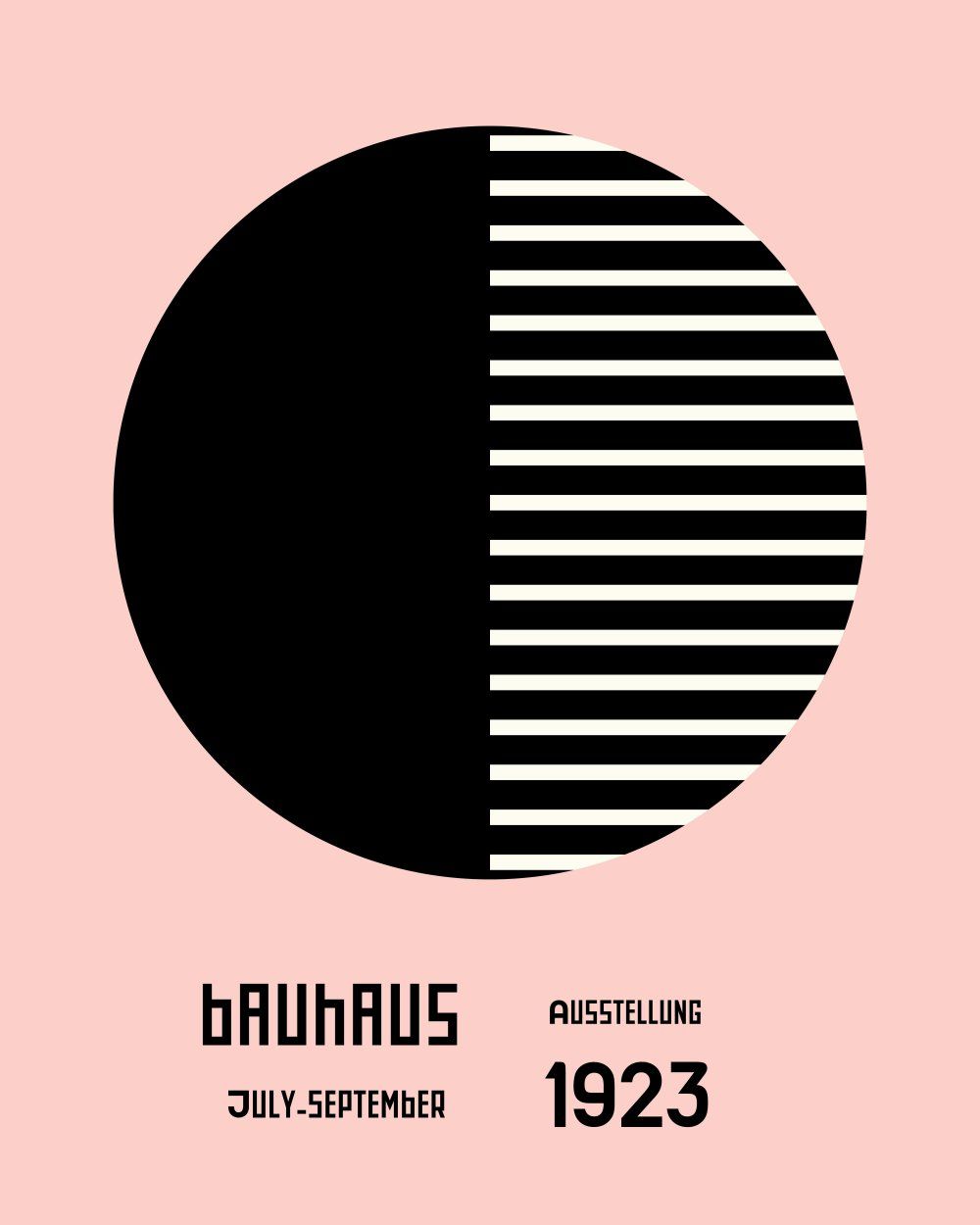 Konten Poster Bauhaus 1923