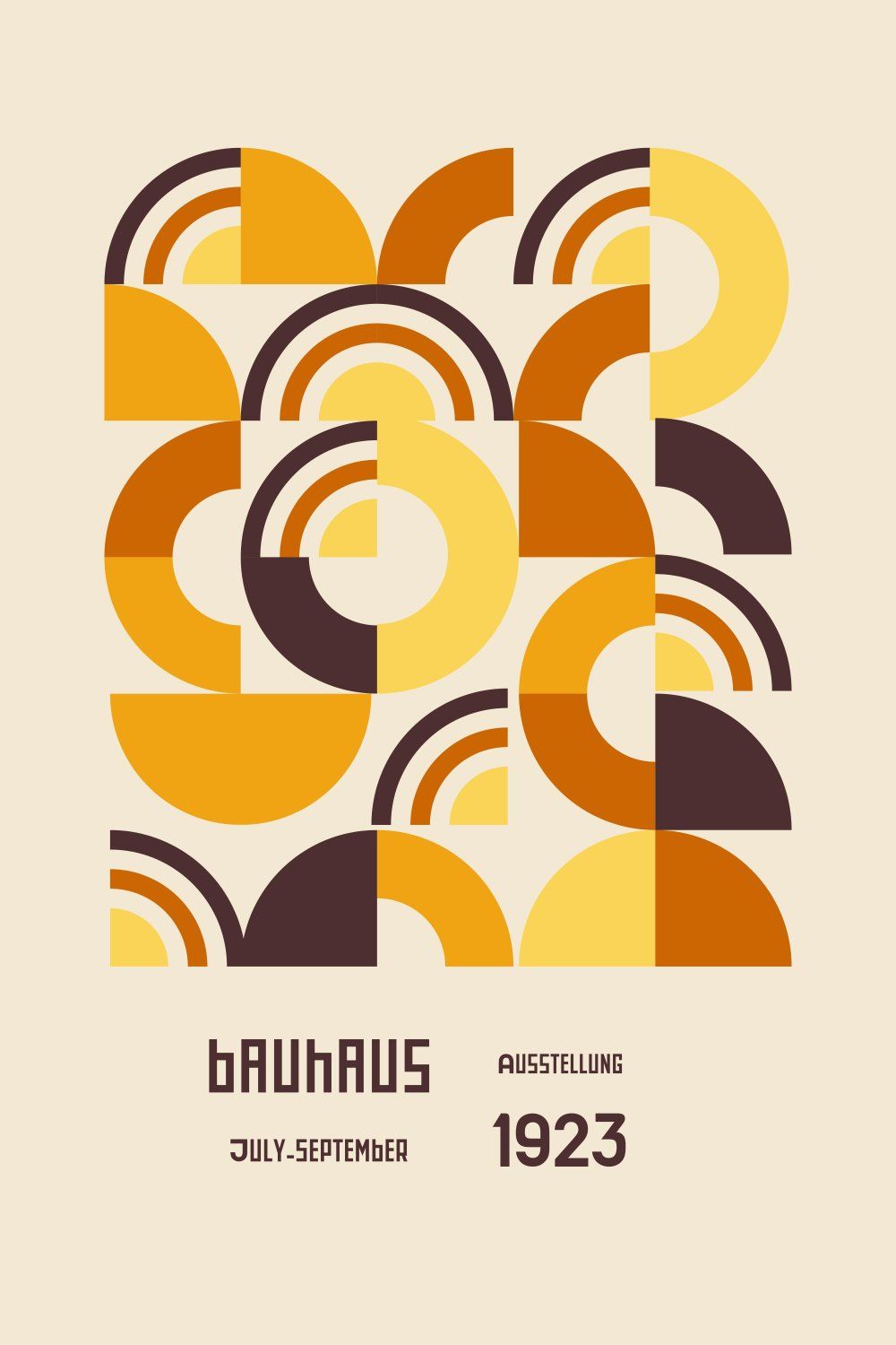 Konten Poster Bauhaus 1923