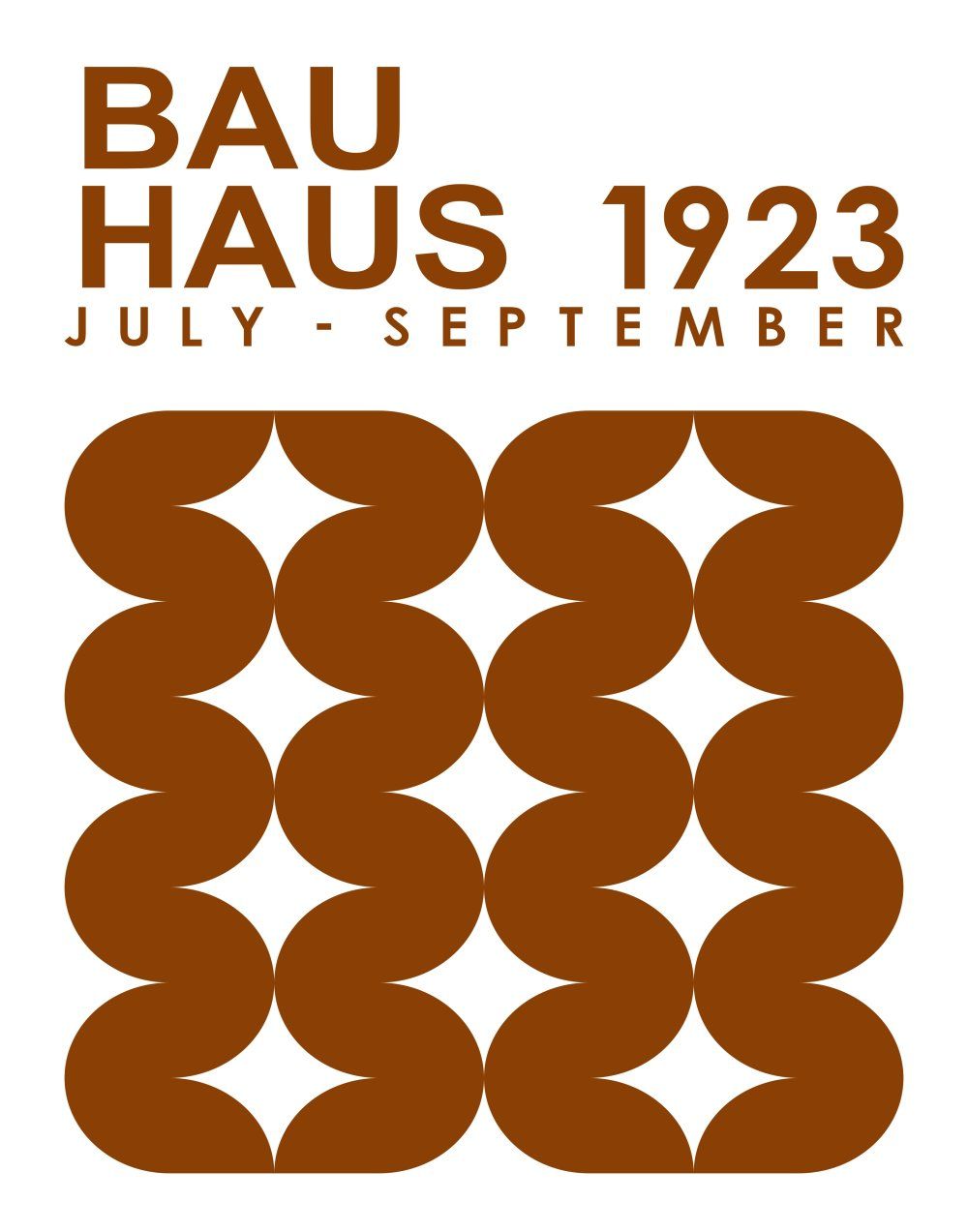 Konten Poster Bauhaus 1923