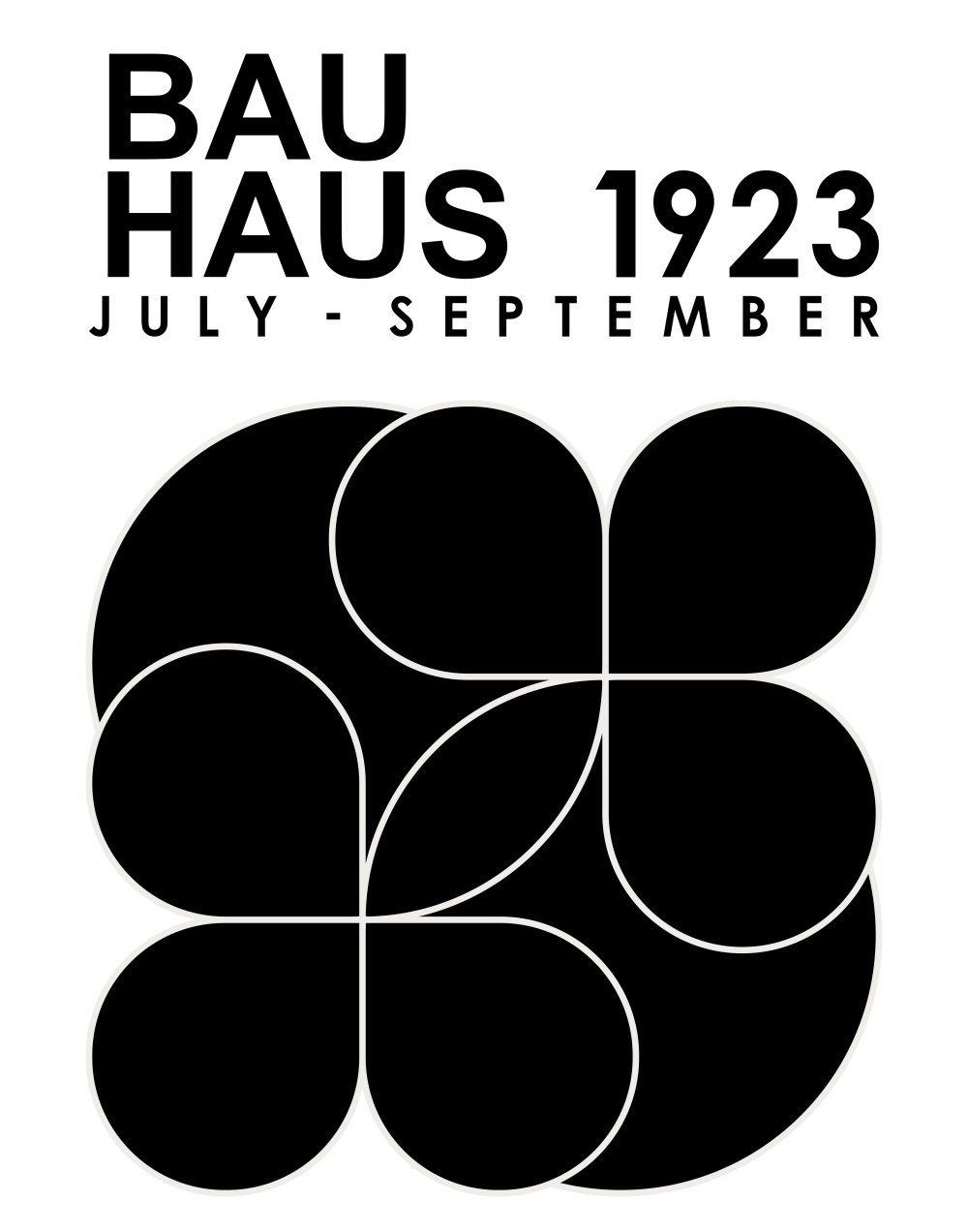 Konten Poster Bauhaus 1923