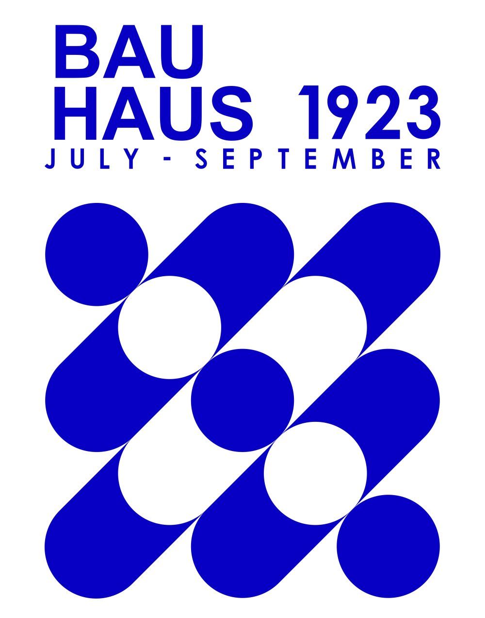 Konten Poster Bauhaus 1923 Juli