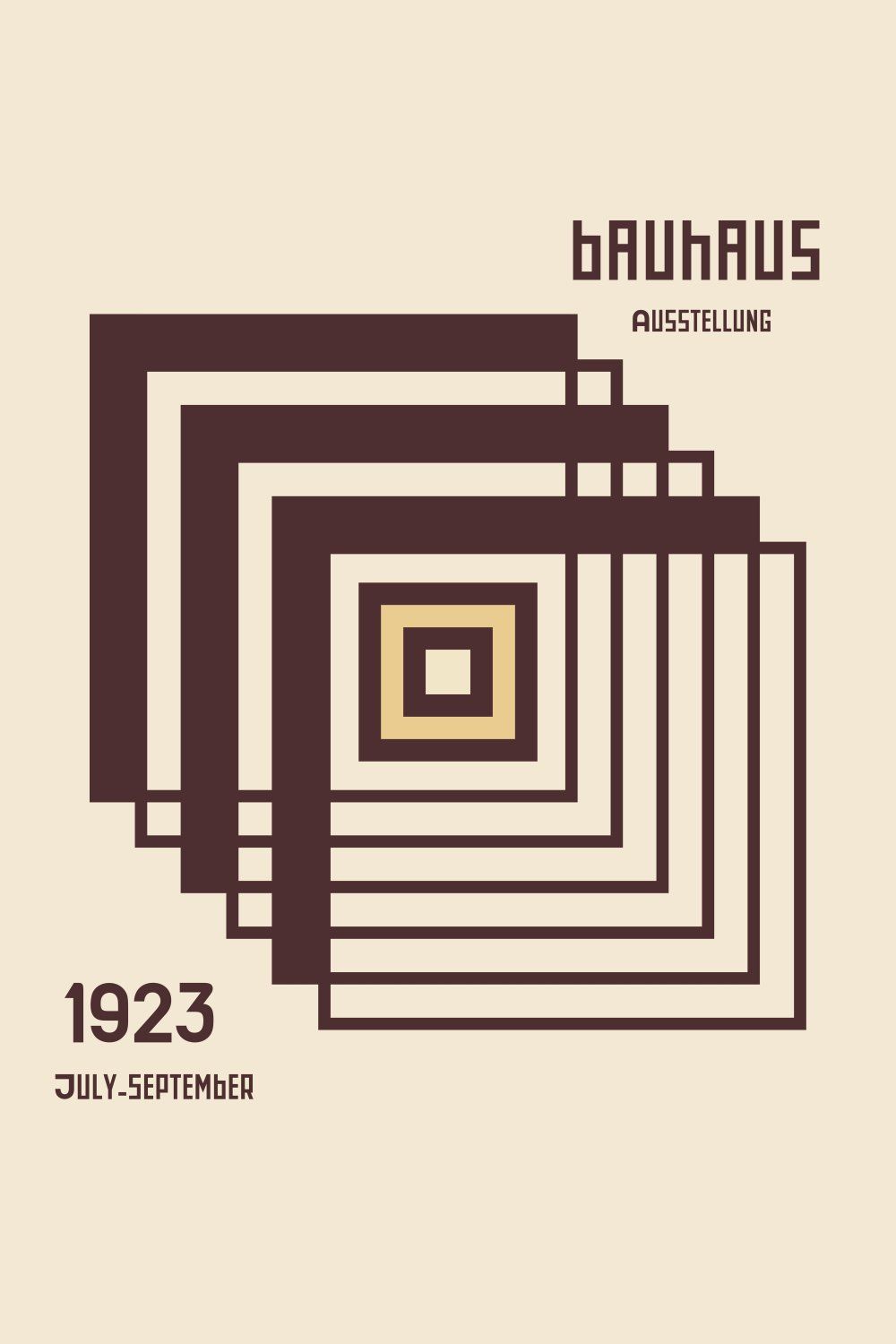 Konten Poster Bauhaus Collection