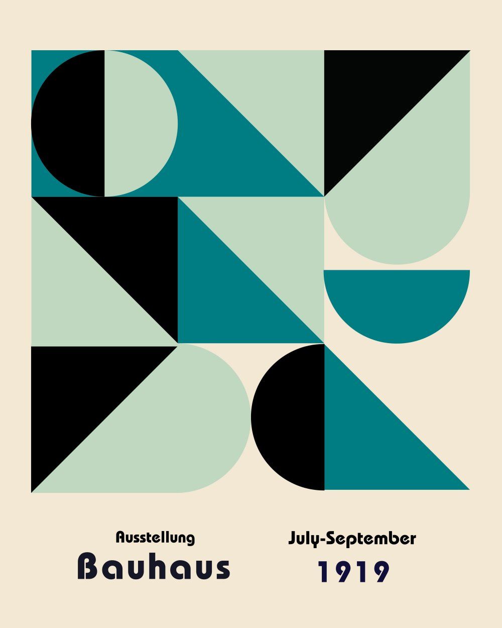 Konten Poster Bauhaus Collection